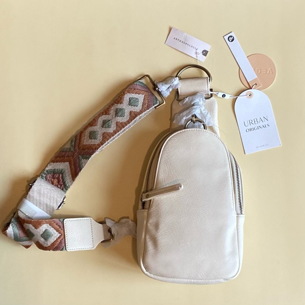NWT Anthropologie x urban originals crossbody sling bag vegan leather